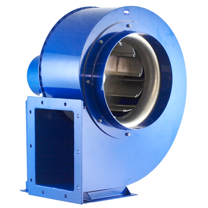 wentylator promieniowy przemysłowy do wiórów, trocin, pyłów spalin MPB Venture Industries - wrinik stalowy
